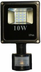  10W SMD LED mozgásérzékelős reflektor fényvető hideg fehér SLIM Szabadtéri spotlámpa IP66