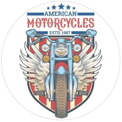  Abtibild "AMERICAN MOTORCYCLES" Cod: TAG 038 / T2 Automotive TrustedCars