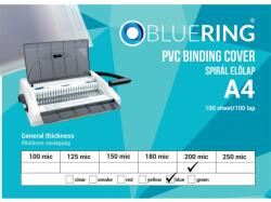 Bluering Előlap, A4, 200 micron 100 db/csomag, Bluering® áttetsző kék - nyomtassingyen
