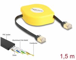 Delock Cablu retractabil de retea RJ45 Cat. 6A STP 1.5m, Delock 80239 (80239)