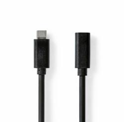 Nedis Cablu USB 3.2 Gen1 type C 60W 4K60Hz T-T 1m, Nedis CCGL64010BK10 (CCGL64010BK10)