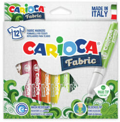 Carioca Textilfilc szett 12 db - Carioca (40957)