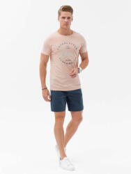  OMBRE Férfi póló nyomtatással Itilun világos rózsaszín XXL