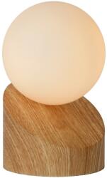 Lucide Len barna-opál asztali lámpa (LUC-45561/01/72) G9 1 izzós IP20 (45561/01/72)