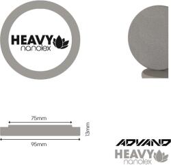 Nanolex NXPPAD52 Polírszivacs 95x13x75, Durva - Szürke 3db