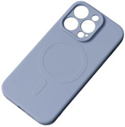 Carcasa Silicone Case MagSafe compatibila cu iPhone 15 Plus Ice Blue (9145576279847)