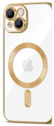 Tech-Protect Husa TECH-PROTECT MAGSHINE MagSafe compatibila cu iPhone 15 Gold (9319456604054)