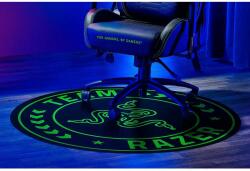 Razer Team Gamer szék alátét szőnyeg - Fekete/Zöld (120x120 cm) (RC81-03920200-R3M1)