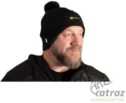 RidgeMonkey Apearel Beanie Bobble Fekete - RidgeMonkey Bojtos Téli Sapka (RM556000)