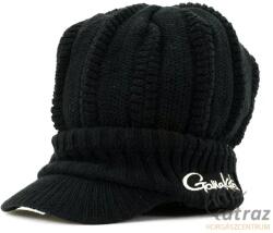 Gamakatsu Simléderes Kötött Téli Sapka - Fekete (7020-037)