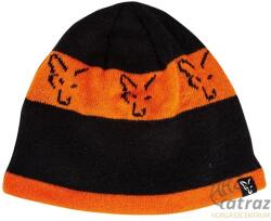 Fox Beanie Horgász Sapka Black Orange - Fox Fekete Narancssárga Téli Sapka