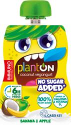 PlantOn Kids Kókuszos Vegangurt Banán-Alma ízű 90 g - menteskereso