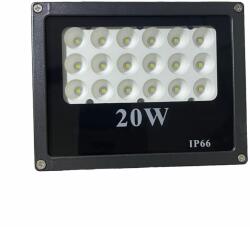 20W SMD LED Speciális reflektor fényvető hideg fehér SLIM Kültéri spotlámpa IP66 - L