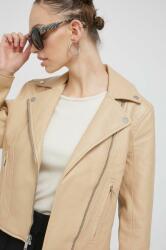 Abercrombie & Fitch rövid kabát női, bézs, átmeneti - bézs XL - answear - 32 985 Ft