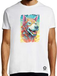Magnolion Pszichedelikus farkas fantázia v2 póló