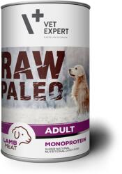 VetExpert Hrana umeda pentru caini, RAW PALEO, conserva monoproteica, adult, carne de miel, 400 g
