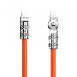 Dudao L24CL USB-C - Lightning forgó kábel 1m narancs