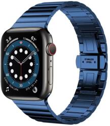 XPRO Apple Watch rozsdamentes acél szíj 42mm / 44mm / 45mm kék (123703)