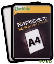 TARIFOLD Mágneses tasak mágneses háttal A4 Magneto fekete