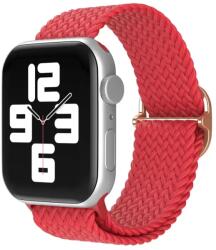 XPRO Apple Watch szőtt szövet körpánt Piros 42mm/44mm/45mm/49mm - ipon