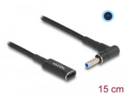 Delock USB-C anya - HP 4, 5 x 3, 0 mm apa 15 cm laptop töltőkábel (60031)