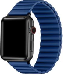 XPRO Apple Watch mágneses szilikon szíj kék 42mm / 44mm / 45mm / 49mm - ipon