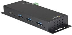 StarTech 4 Port USB C Hub 10Gbps - Metal Industrial USB Type-C Hub (HB31C3A1CME)