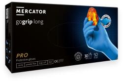 Mercator Medical MERCATOR gogrip long prémium munkavédelmi nitril kesztyű - Kék - 50 db - M