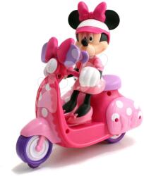 Jada Toys Motocicletă cu remorcă și telecomandă IRC Minnie Scooter Jada roz 19 cm lungime (JA3074002)