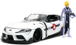 JADA Mașinuța Robotech ´20 Toyota Supra Jada din metal cu piese care se deschid și figurina R. Fokker 20 cm lungime 1: 24 (JA3255052)