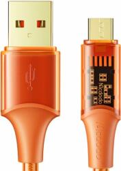 Mcdodo CA-2102 USB-A apa - MicroUSB apa Adat és töltő kábel - Narancssárga (1.8m) (CA-2102)