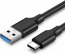 UGREEN US184 USB-A apa - USB-C apa 3.0 Adat és töltőkábel - Fekete (0.5m) (20881)