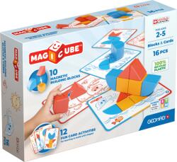 Geomag Kit de construcție Magicube Block&Cards 16 buc (GEO302)