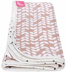 MOTHERHOOD MATERIA Pătură din muselină de bumbac în două straturi Pink Classics 100x120 cm (AGS056171) Lenjerii de pat bebelusi‎, patura bebelusi