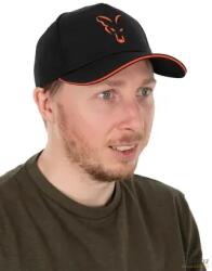 Fox Fekete Narancs Baseball Sapka - Fox Collection Baseball Cap Black & Orange (CHH015)