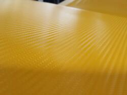 Rola folie carbon 3D galben TAXI latime 1.27m x 30m Automotive TrustedCars