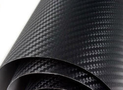 Folie carbon 3D Neagra cu tehnologie de eliminare a bulelor de aer 1mx1.5m Cod: CF-10BL Automotive TrustedCars