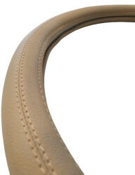  Bőr hatású kormányvédő 44-46cm Bézs vajbőr