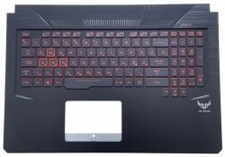 ASUS TUF Gaming FX705G FX705GD FX705GM FX705GE PX705GD PX705GM TUF705GD TUF705GE TUF705GM TUF756GM TUF765GD TUF765GE TUF765GM 90NR00Z2-R31HU1 piros háttérvilágítással (backlit) burkolattal (topcase) magyar