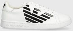 EA7 Emporio Armani gyerek bőr sportcipő fehér - fehér 36