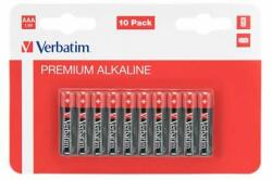 Verbatim Elem, AAA, alkáli, 10 db, VERBATIM "Premium" (10 db)