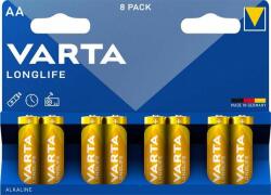 VARTA Elem, AA ceruza, 8 db, VARTA "Longlife" (8 db) (VELEAA8)