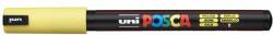 uni Dekormarker, 0, 7 mm, UNI "Posca PC-1MR", sárga (TUPC1MRS) - pritone