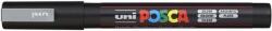 uni Dekormarker, 0, 9-1, 3 mm, UNI "Posca PC-3M", ezüst (TUPC3ME) - pritone