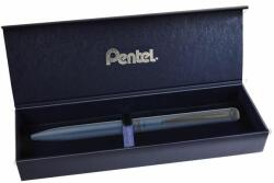 Pentel Rollertoll, 0, 35 mm, rotációs, matt kék tolltest, PENTEL "EnerGel BL-2507" kék