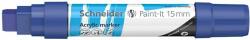 Schneider Dekormarker, akril, 15 mm, SCHNEIDER "Paint-It 330", kék (TSC330K) - pritone