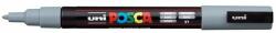 uni Dekormarker, 0, 9-1, 3 mm, UNI "Posca PC-3M", szürke (TUPC3MSZ) - pritone