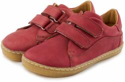 Vlnka Gyerek barefoot bőr tornacipő "Ada" - piros gyermek méretek 31