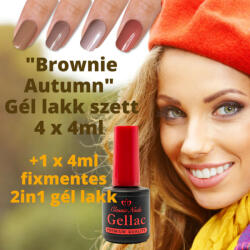 Classic Nails Gél lakk válogatás, Brownie autumn