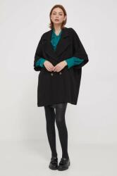 Artigli kabát női, fekete, átmeneti, kétsoros gombolású - fekete 38 - answear - 55 990 Ft